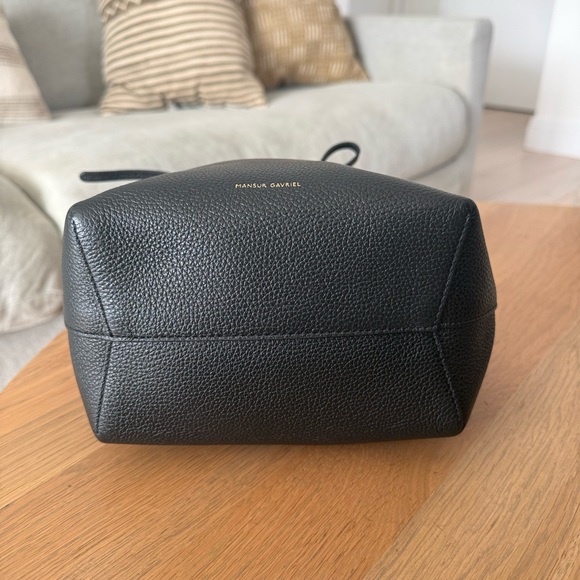 Mansur Gavriel Black Leather Mini Bucket Bag (NWOT) - Picture 5 of 8